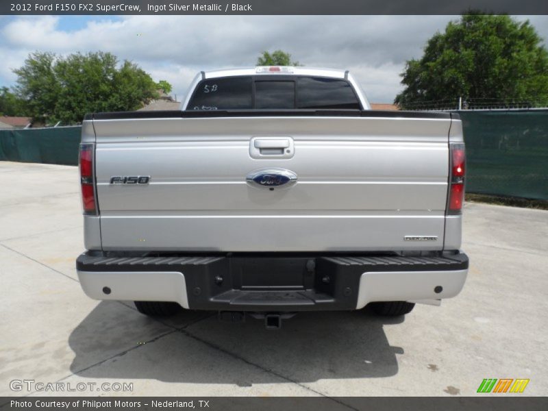 Ingot Silver Metallic / Black 2012 Ford F150 FX2 SuperCrew