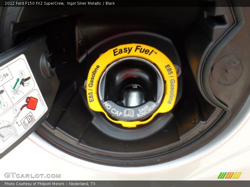 Ingot Silver Metallic / Black 2012 Ford F150 FX2 SuperCrew
