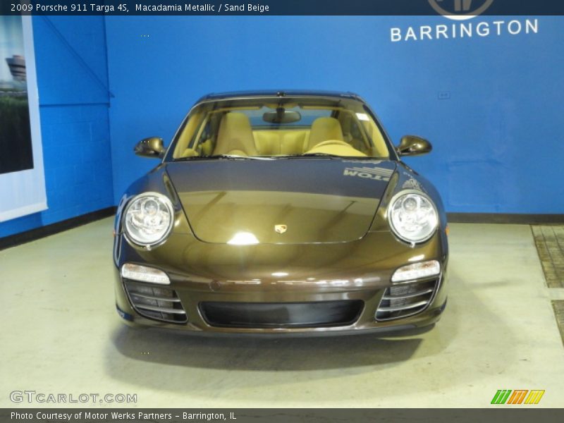 Macadamia Metallic / Sand Beige 2009 Porsche 911 Targa 4S