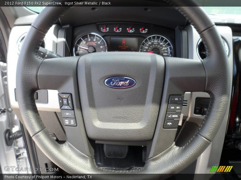 Ingot Silver Metallic / Black 2012 Ford F150 FX2 SuperCrew