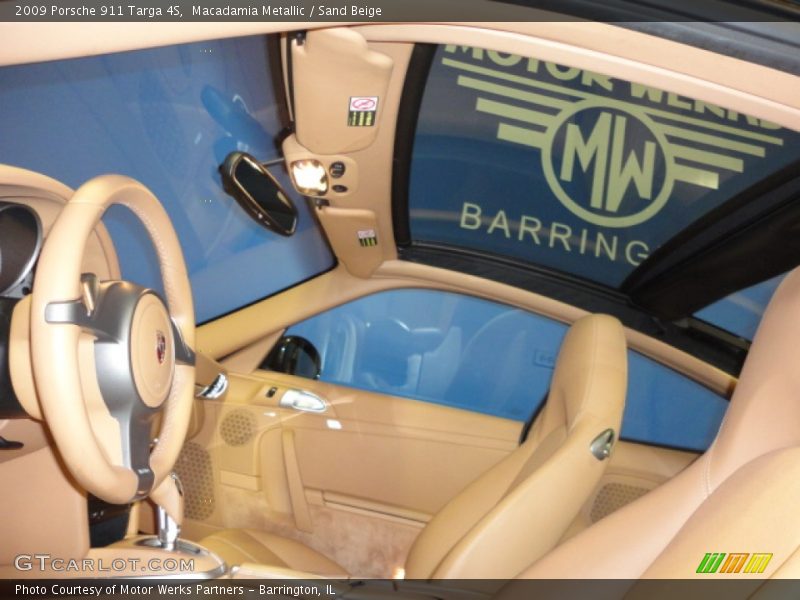 Macadamia Metallic / Sand Beige 2009 Porsche 911 Targa 4S