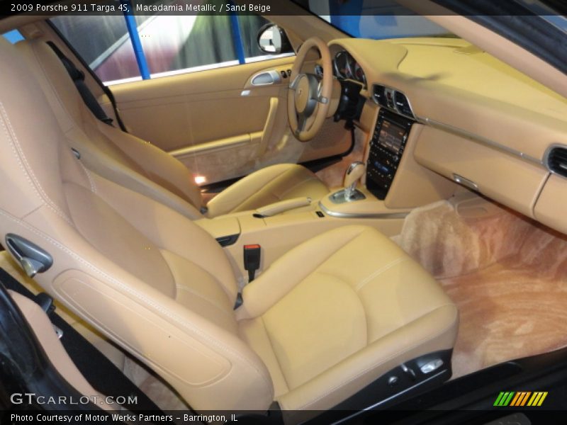 Macadamia Metallic / Sand Beige 2009 Porsche 911 Targa 4S