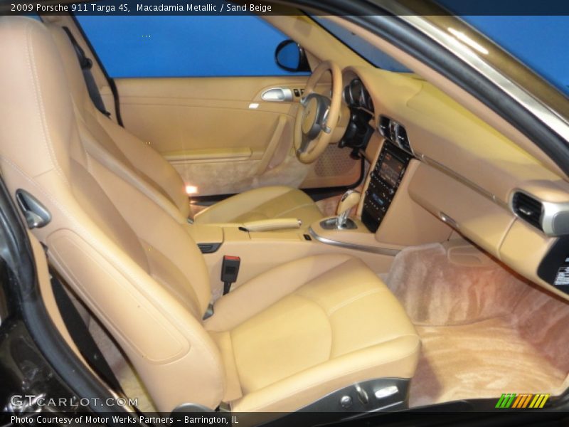 Macadamia Metallic / Sand Beige 2009 Porsche 911 Targa 4S