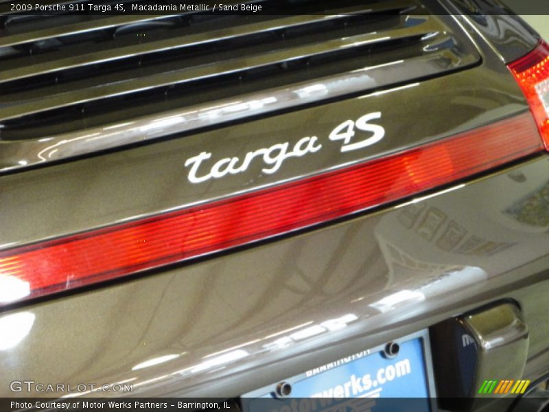 Macadamia Metallic / Sand Beige 2009 Porsche 911 Targa 4S
