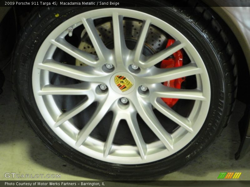 Macadamia Metallic / Sand Beige 2009 Porsche 911 Targa 4S