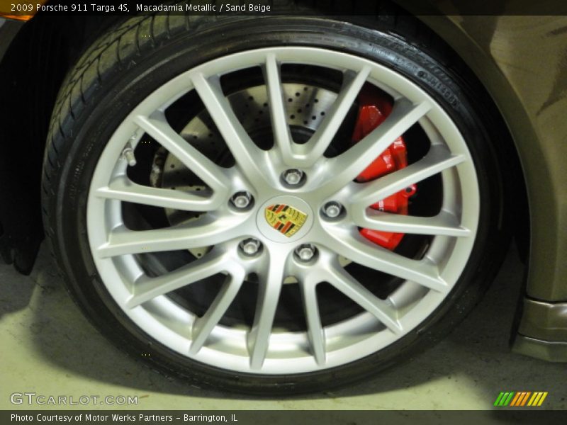 Macadamia Metallic / Sand Beige 2009 Porsche 911 Targa 4S