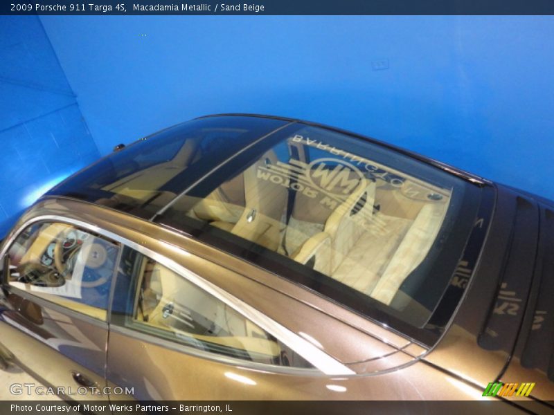 Macadamia Metallic / Sand Beige 2009 Porsche 911 Targa 4S