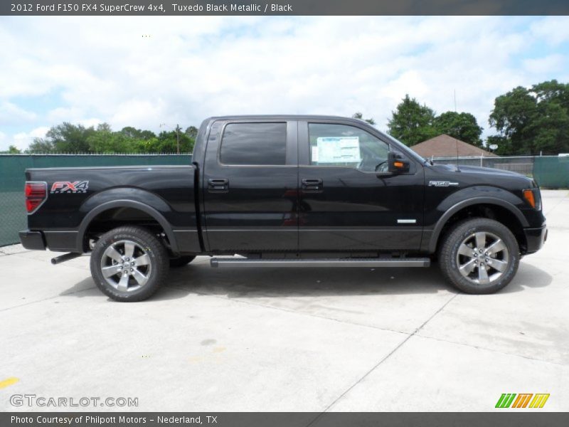 Tuxedo Black Metallic / Black 2012 Ford F150 FX4 SuperCrew 4x4