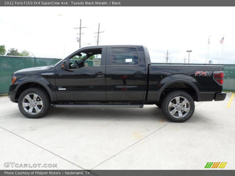 Tuxedo Black Metallic / Black 2012 Ford F150 FX4 SuperCrew 4x4
