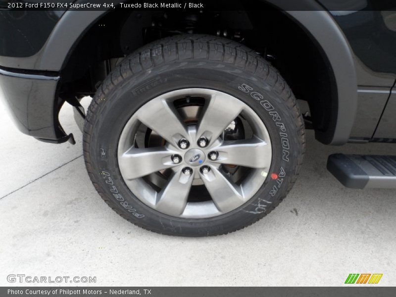 Tuxedo Black Metallic / Black 2012 Ford F150 FX4 SuperCrew 4x4