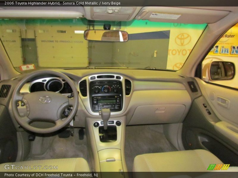 Sonora Gold Metallic / Ivory Beige 2006 Toyota Highlander Hybrid