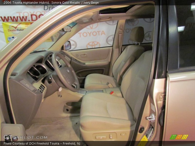Sonora Gold Metallic / Ivory Beige 2006 Toyota Highlander Hybrid