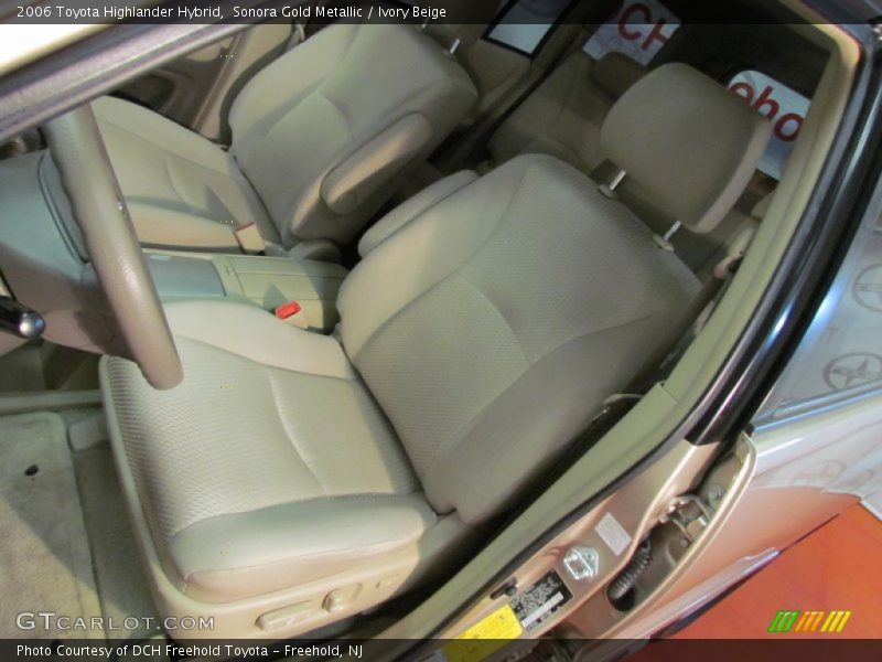 Sonora Gold Metallic / Ivory Beige 2006 Toyota Highlander Hybrid