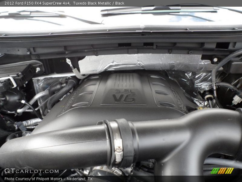 Tuxedo Black Metallic / Black 2012 Ford F150 FX4 SuperCrew 4x4