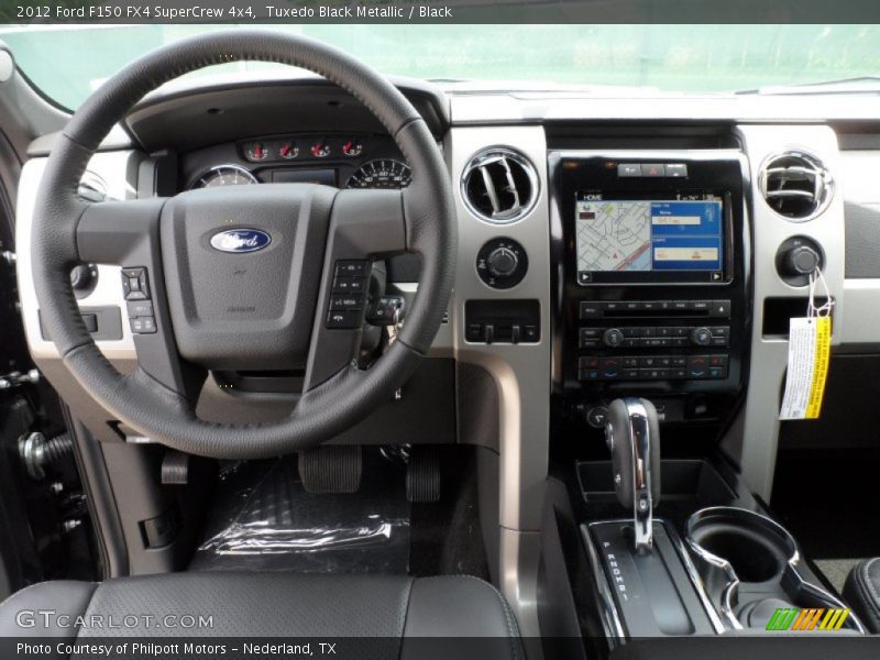 Tuxedo Black Metallic / Black 2012 Ford F150 FX4 SuperCrew 4x4