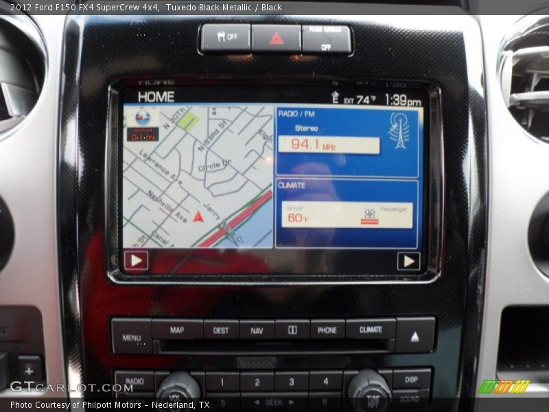 Tuxedo Black Metallic / Black 2012 Ford F150 FX4 SuperCrew 4x4