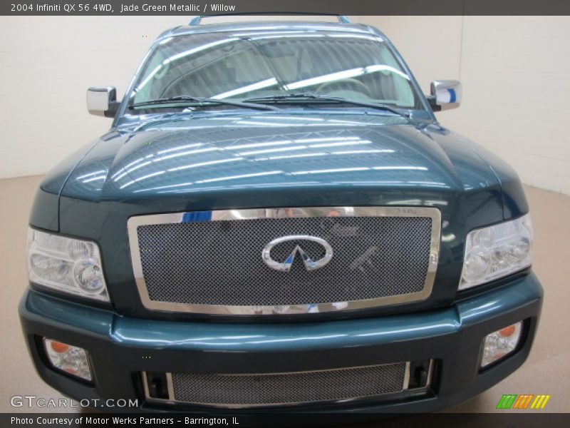Jade Green Metallic / Willow 2004 Infiniti QX 56 4WD