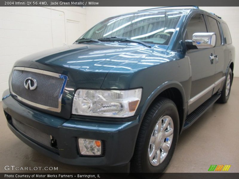 Jade Green Metallic / Willow 2004 Infiniti QX 56 4WD