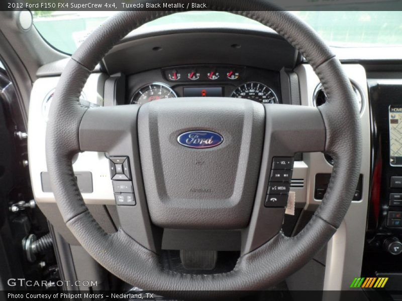 Tuxedo Black Metallic / Black 2012 Ford F150 FX4 SuperCrew 4x4