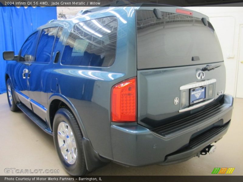 Jade Green Metallic / Willow 2004 Infiniti QX 56 4WD