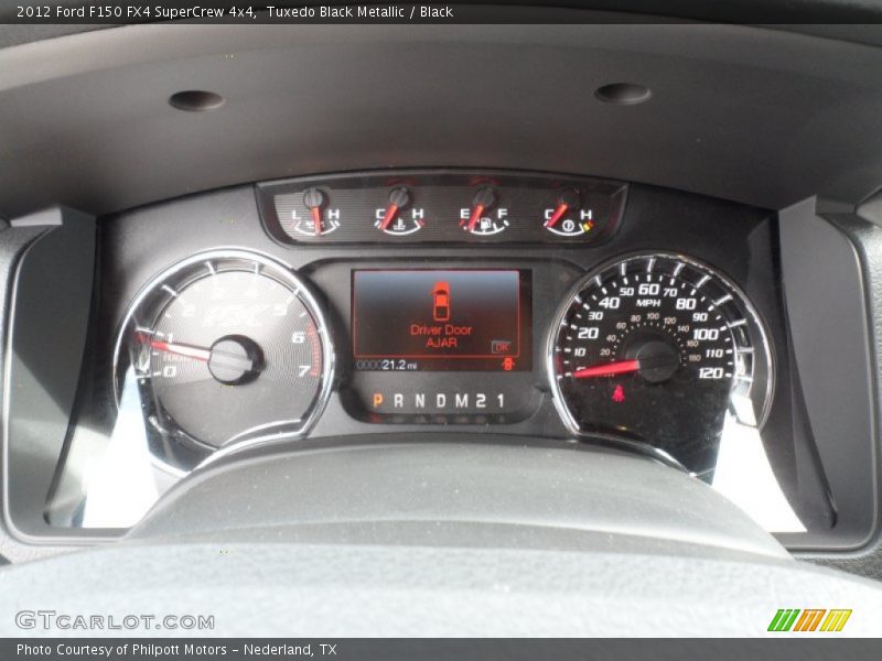 Tuxedo Black Metallic / Black 2012 Ford F150 FX4 SuperCrew 4x4
