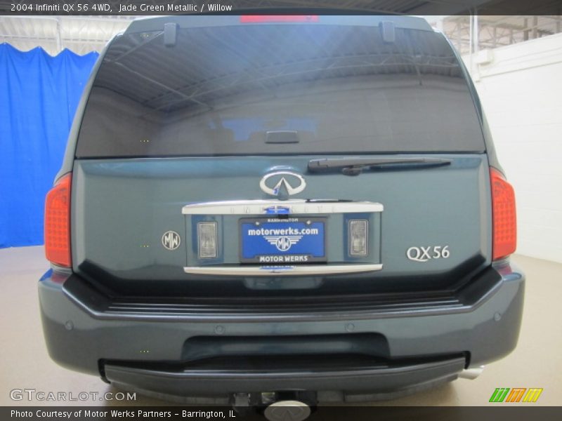 Jade Green Metallic / Willow 2004 Infiniti QX 56 4WD