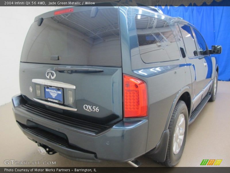 Jade Green Metallic / Willow 2004 Infiniti QX 56 4WD