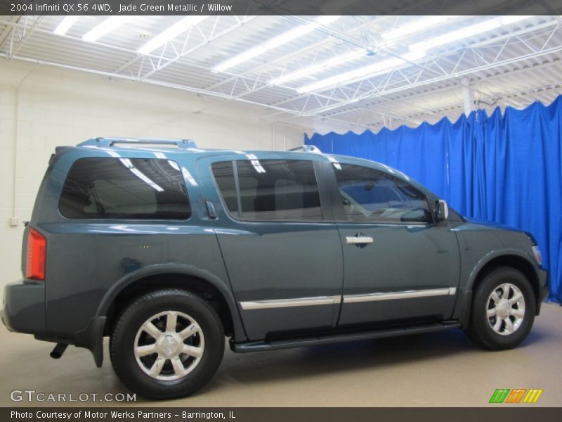 Jade Green Metallic / Willow 2004 Infiniti QX 56 4WD