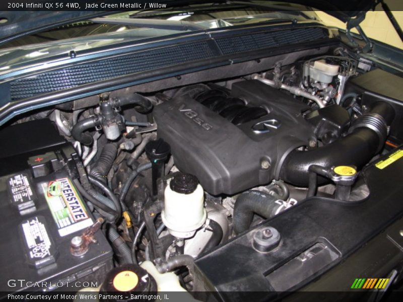 Jade Green Metallic / Willow 2004 Infiniti QX 56 4WD