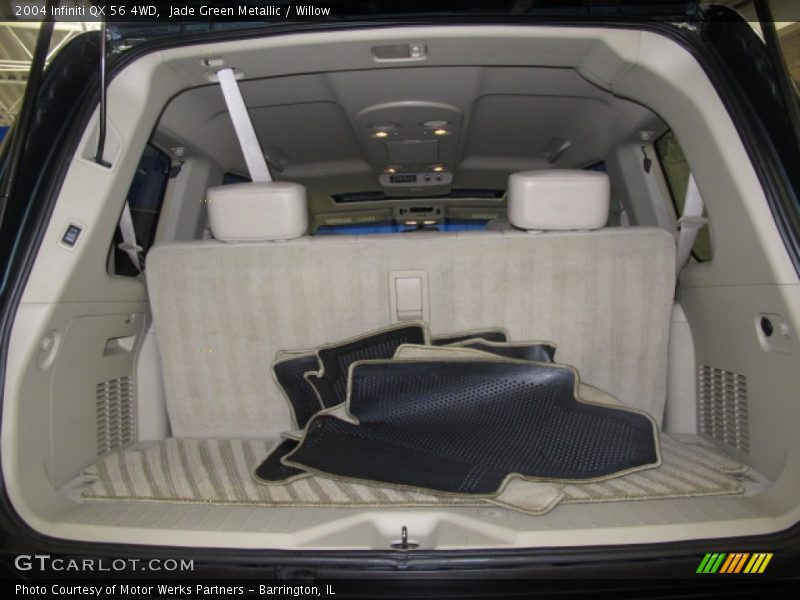 Jade Green Metallic / Willow 2004 Infiniti QX 56 4WD