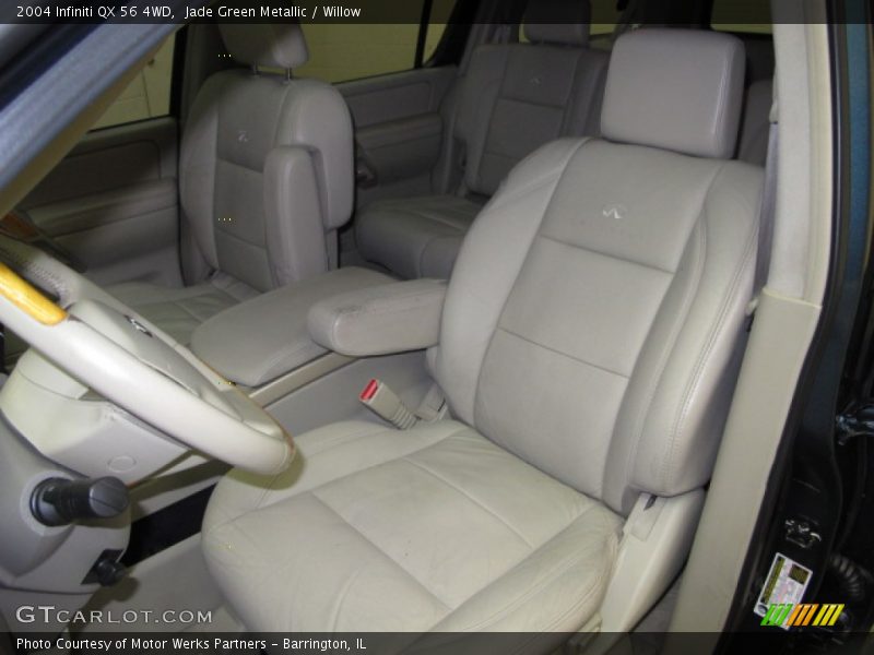 Jade Green Metallic / Willow 2004 Infiniti QX 56 4WD