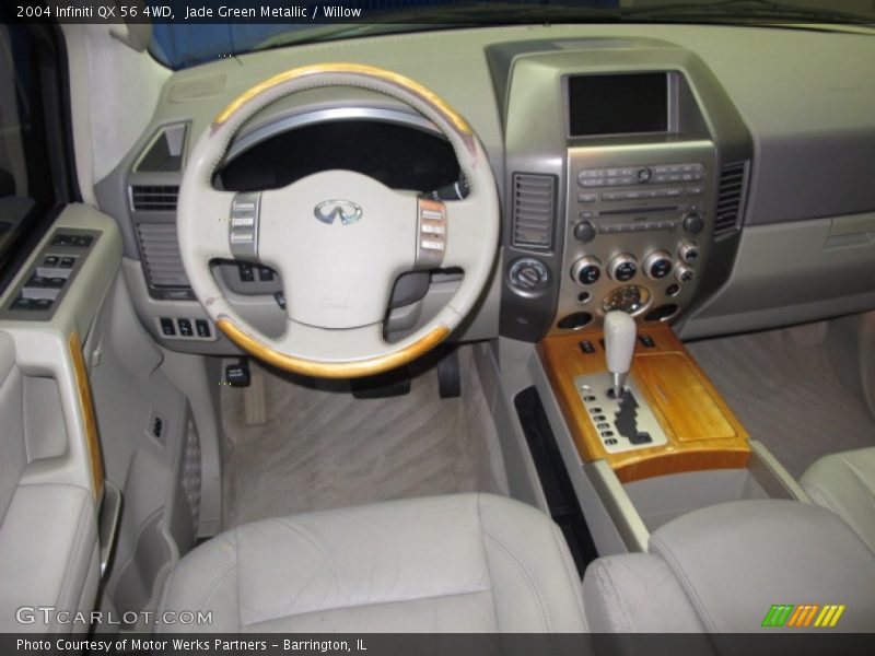 Jade Green Metallic / Willow 2004 Infiniti QX 56 4WD