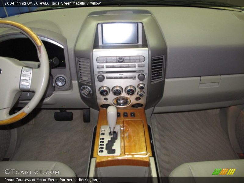 Jade Green Metallic / Willow 2004 Infiniti QX 56 4WD