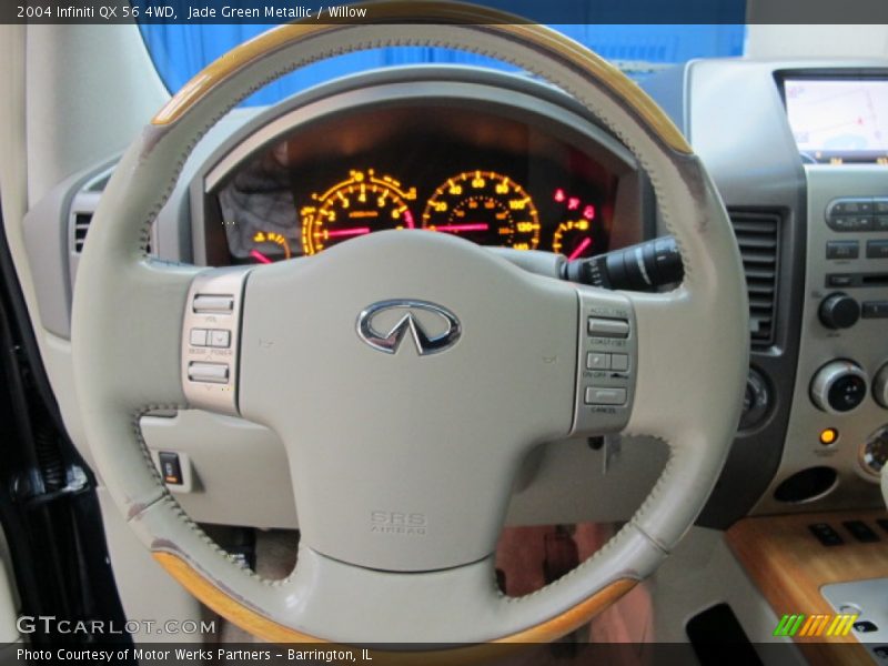 Jade Green Metallic / Willow 2004 Infiniti QX 56 4WD