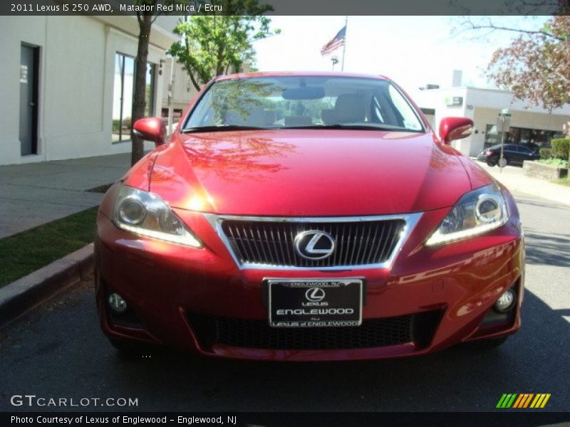 Matador Red Mica / Ecru 2011 Lexus IS 250 AWD