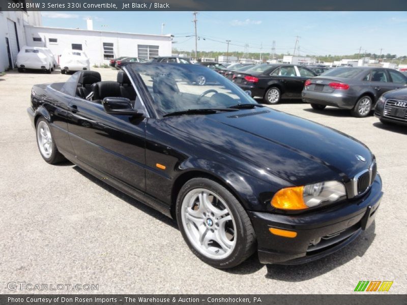 Jet Black / Black 2001 BMW 3 Series 330i Convertible