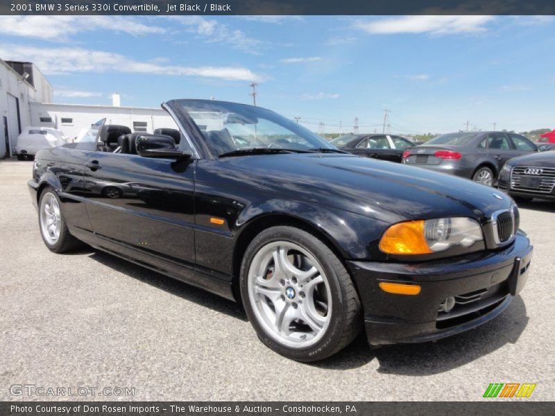 Jet Black / Black 2001 BMW 3 Series 330i Convertible