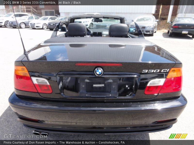 Jet Black / Black 2001 BMW 3 Series 330i Convertible