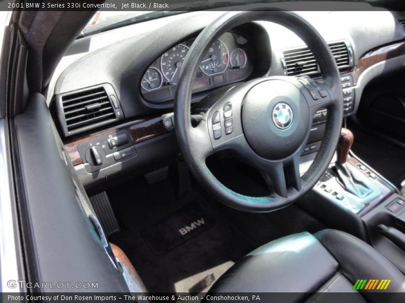 Jet Black / Black 2001 BMW 3 Series 330i Convertible