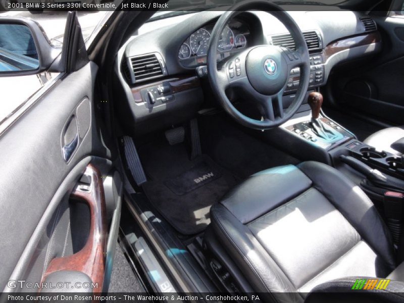 Jet Black / Black 2001 BMW 3 Series 330i Convertible
