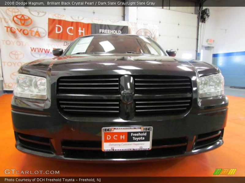 Brilliant Black Crystal Pearl / Dark Slate Gray/Light Slate Gray 2008 Dodge Magnum
