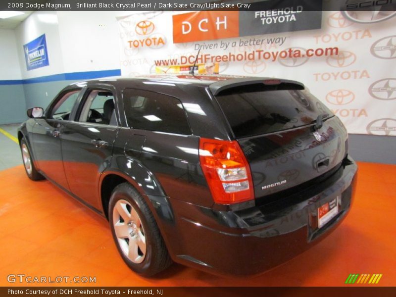 Brilliant Black Crystal Pearl / Dark Slate Gray/Light Slate Gray 2008 Dodge Magnum