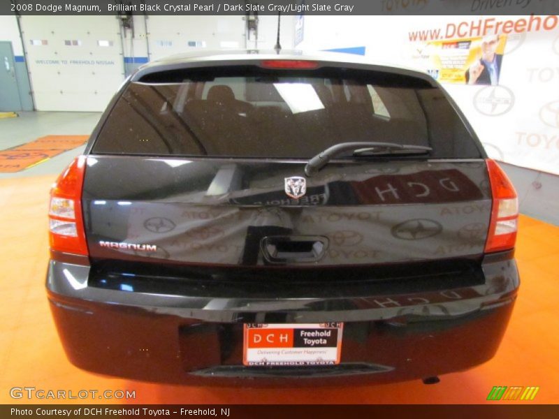 Brilliant Black Crystal Pearl / Dark Slate Gray/Light Slate Gray 2008 Dodge Magnum