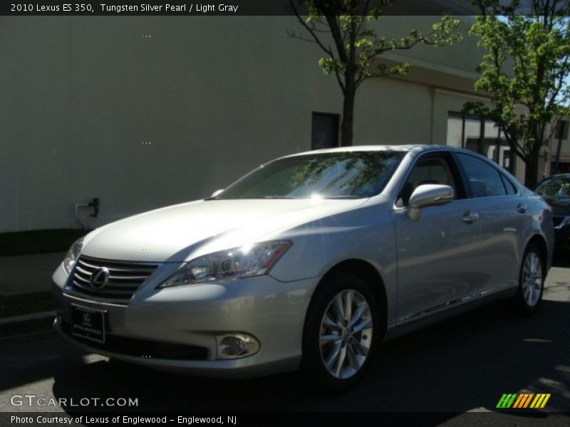 Tungsten Silver Pearl / Light Gray 2010 Lexus ES 350