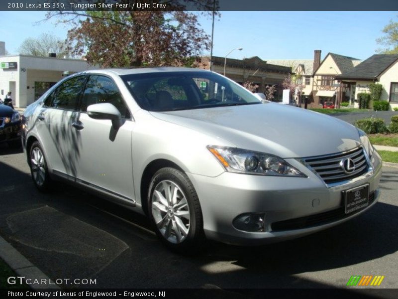 Tungsten Silver Pearl / Light Gray 2010 Lexus ES 350