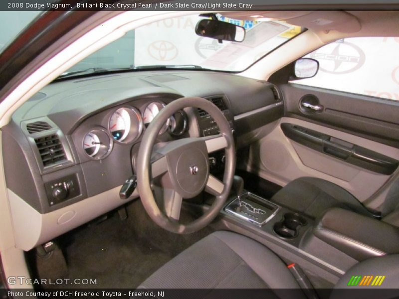Brilliant Black Crystal Pearl / Dark Slate Gray/Light Slate Gray 2008 Dodge Magnum