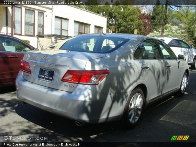 Tungsten Silver Pearl / Light Gray 2010 Lexus ES 350
