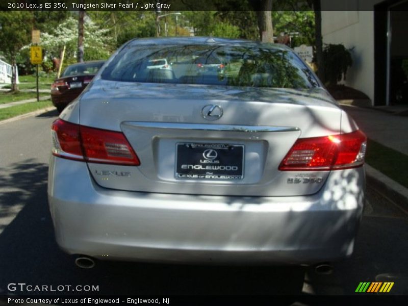 Tungsten Silver Pearl / Light Gray 2010 Lexus ES 350