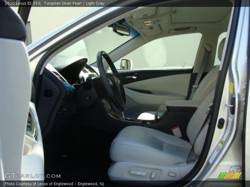 Tungsten Silver Pearl / Light Gray 2010 Lexus ES 350