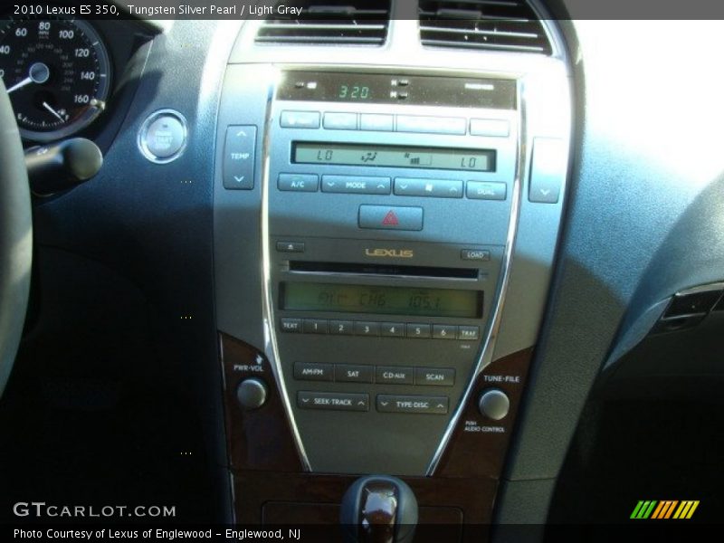 Tungsten Silver Pearl / Light Gray 2010 Lexus ES 350